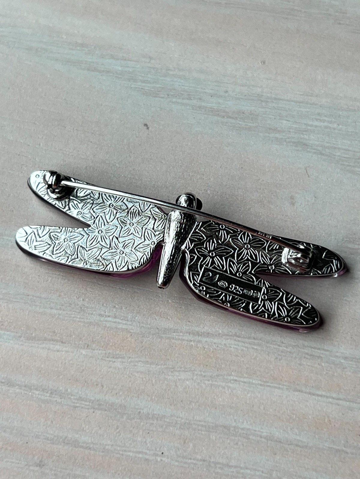 Vintage Swarovski Sterling Bug Brooch * excel cond * signed