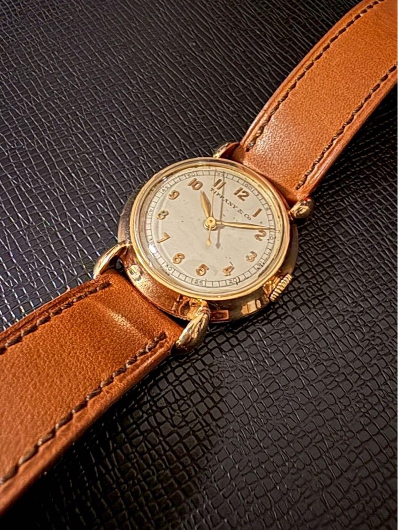 Tiffany & Co By IWC 14K Solid Cal.60 Vintage Hand-wind Watch