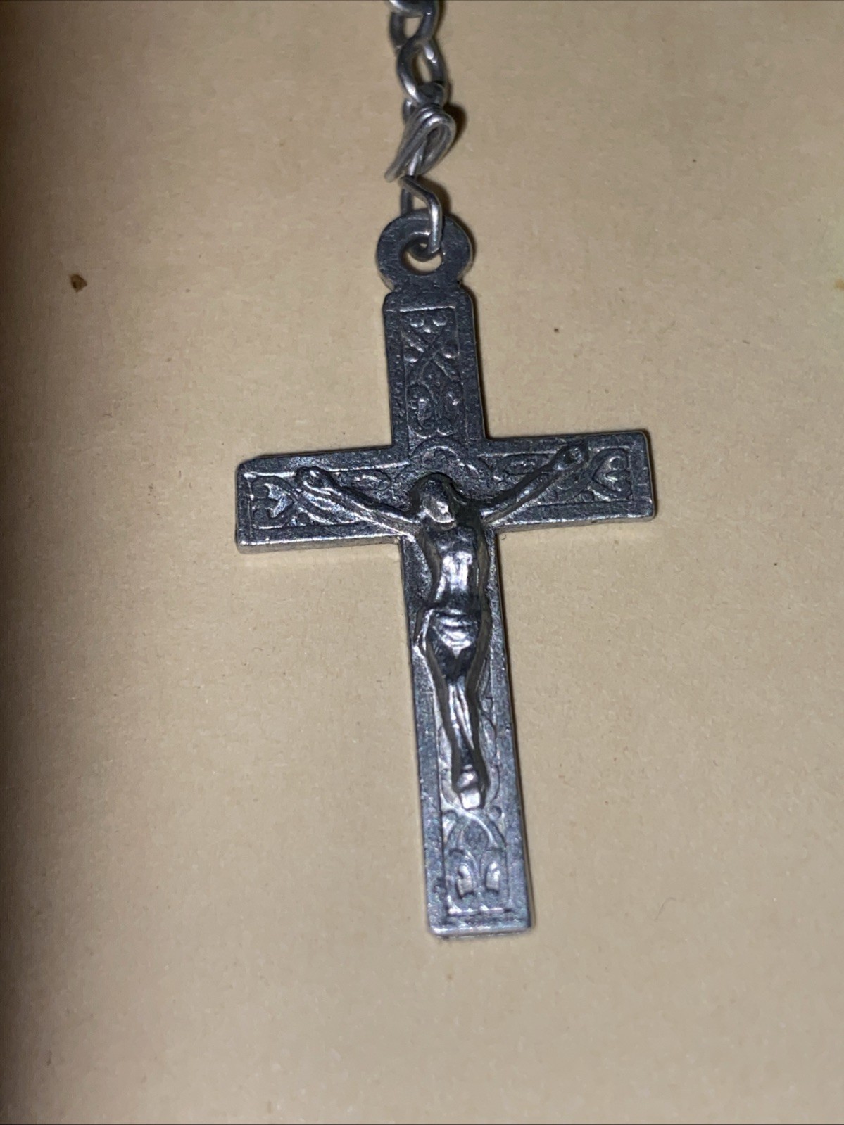 ESTATE SALE: Beaded & Chain Cross Rosary Lot-4