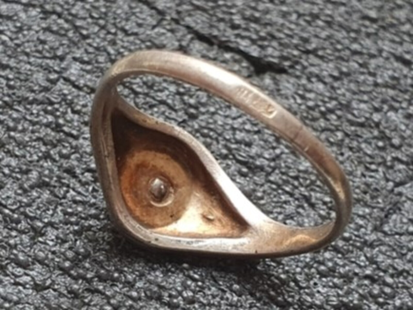 Vintage Soviet USSR ring sterling silver 875 ⭐ Size 7.5 Weight 2.4 g.