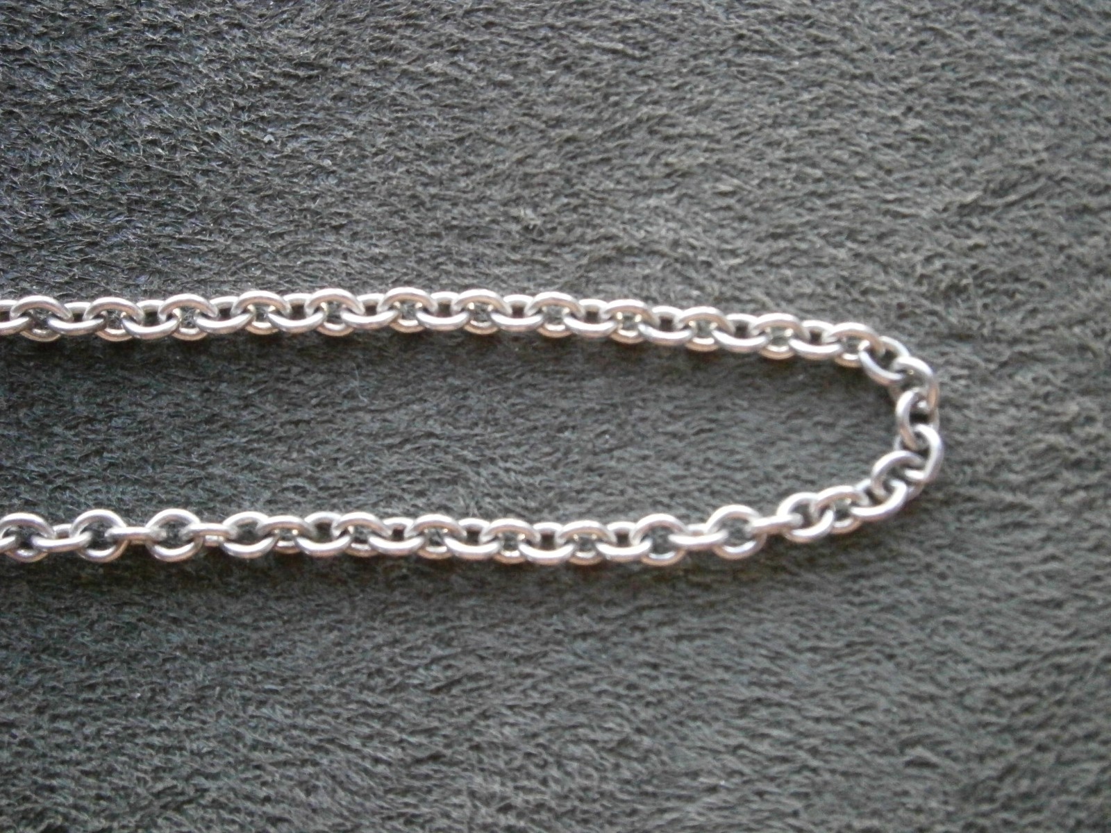 Dainty Oval Link Vintage Sterling Silver Bracelet 7″ ~ 3.6g ~ NO CLASP