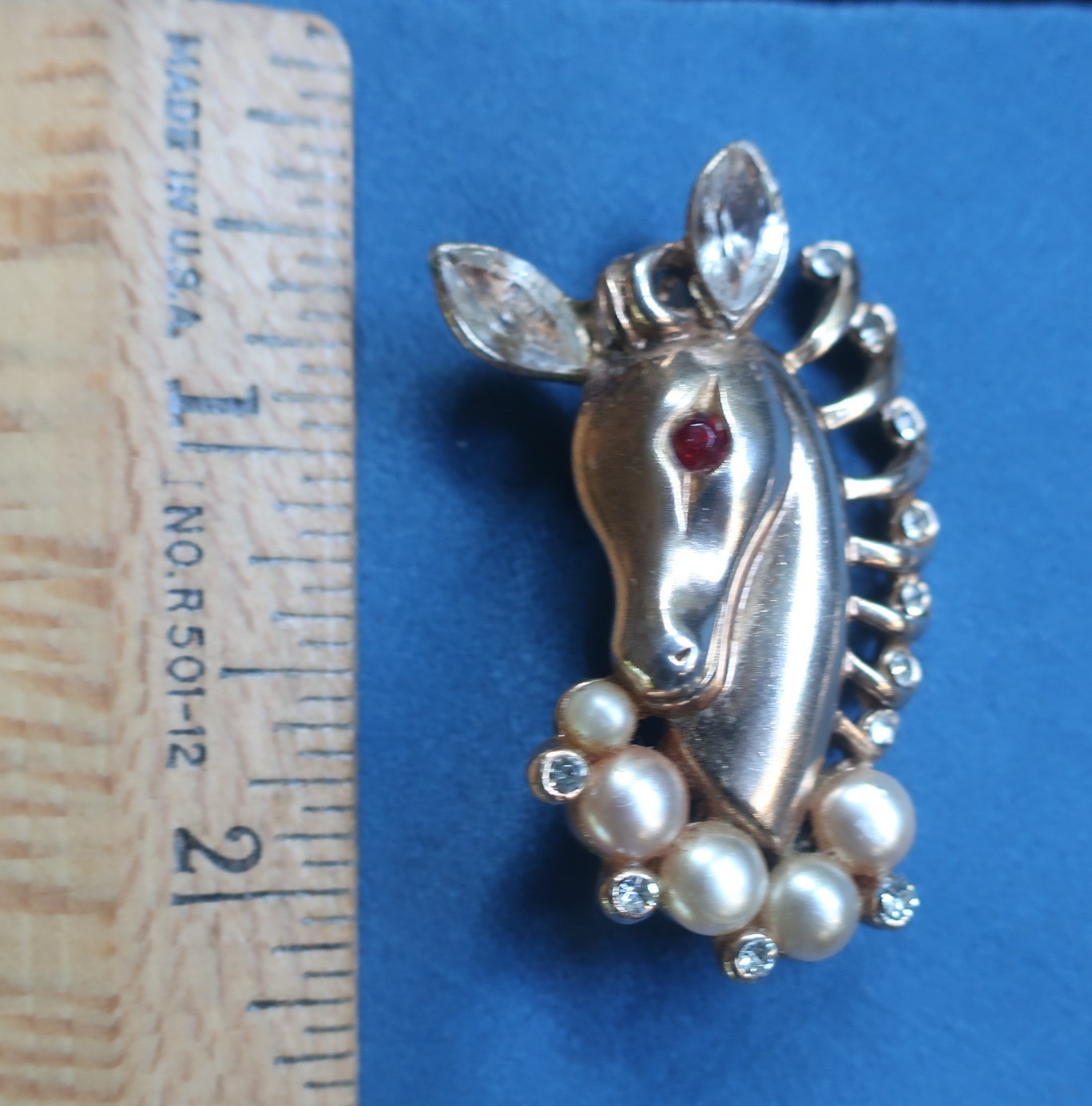 VTG Sterling Silver Jewelry LOT Vintage Horse Two Sterling Silver one gold plate