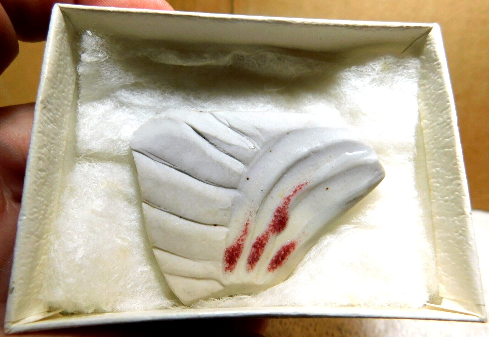 Unbranded~Handmade Sculpture Broach Made Out Of Some Kind Of Stone One-Of-A-Kind