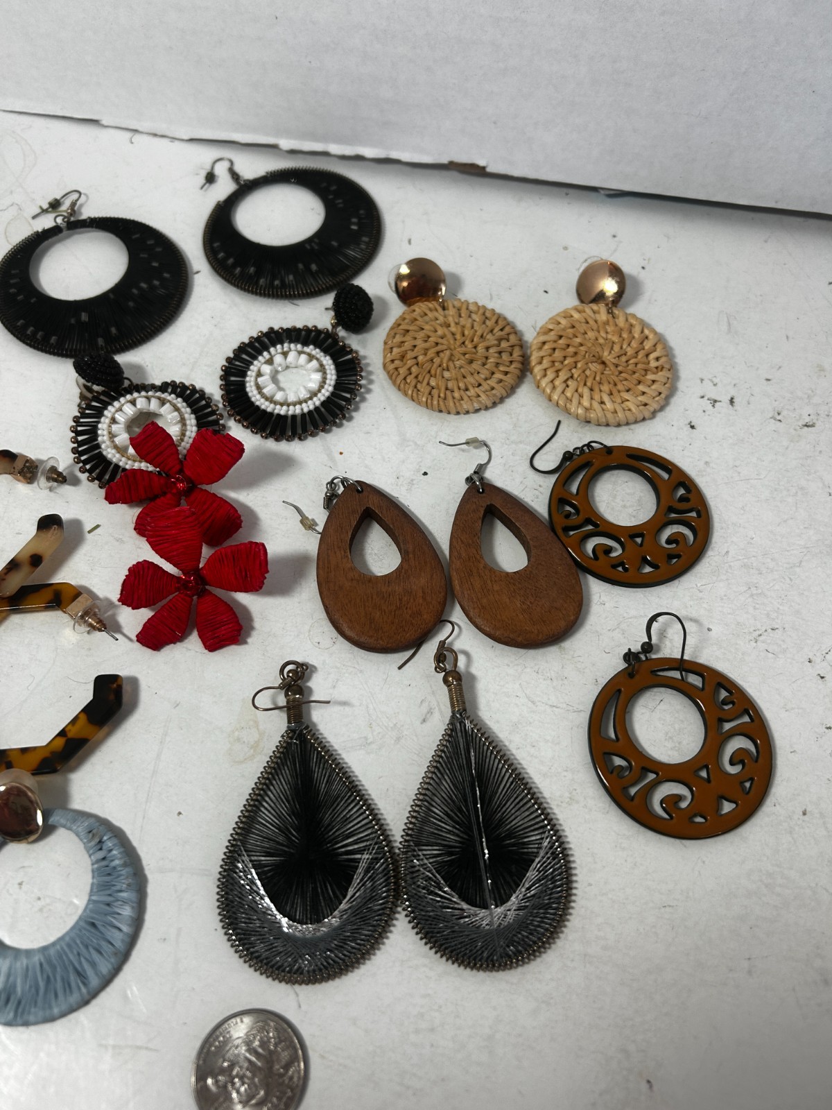 Vtg Pierced Earring Dangle Sugarfix Baublebar Lot E969