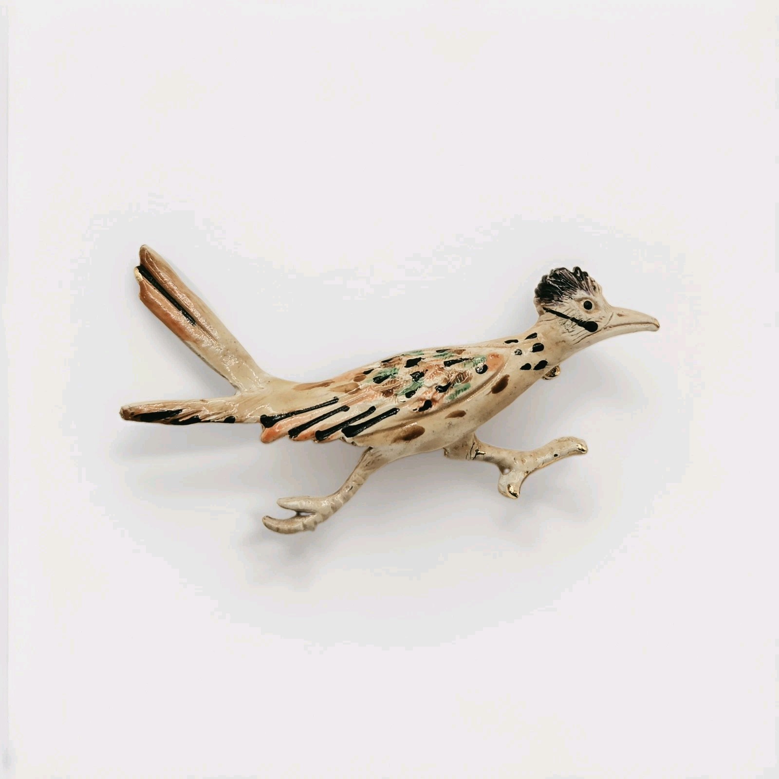 Vintage Figural Brooch Signed “Original by Robert” Roadrunner 0327