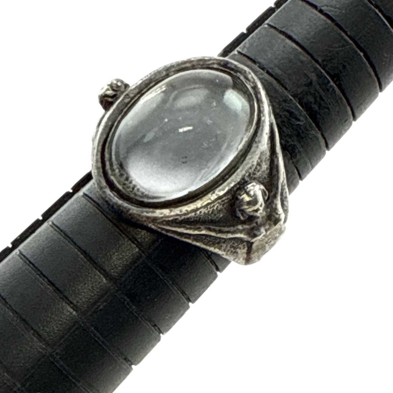 Brutalist Art Jewelry Ring | Figural Male & Female Forms | WLP Signed Studio Sil