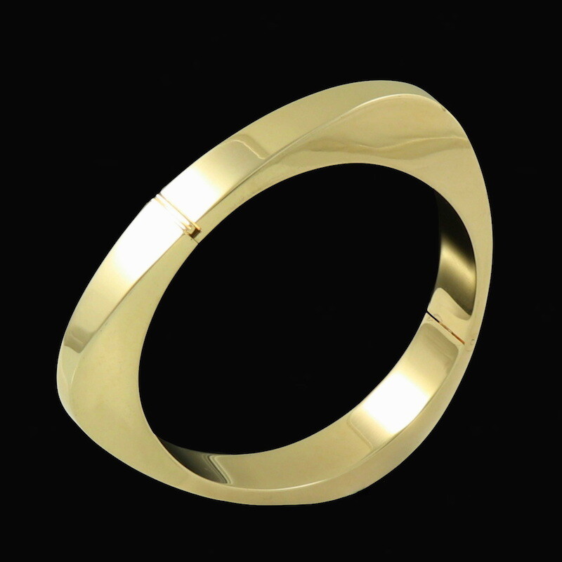 MOLTKE Jewelry – Denmark. 14k Gold Hindged Bangle.