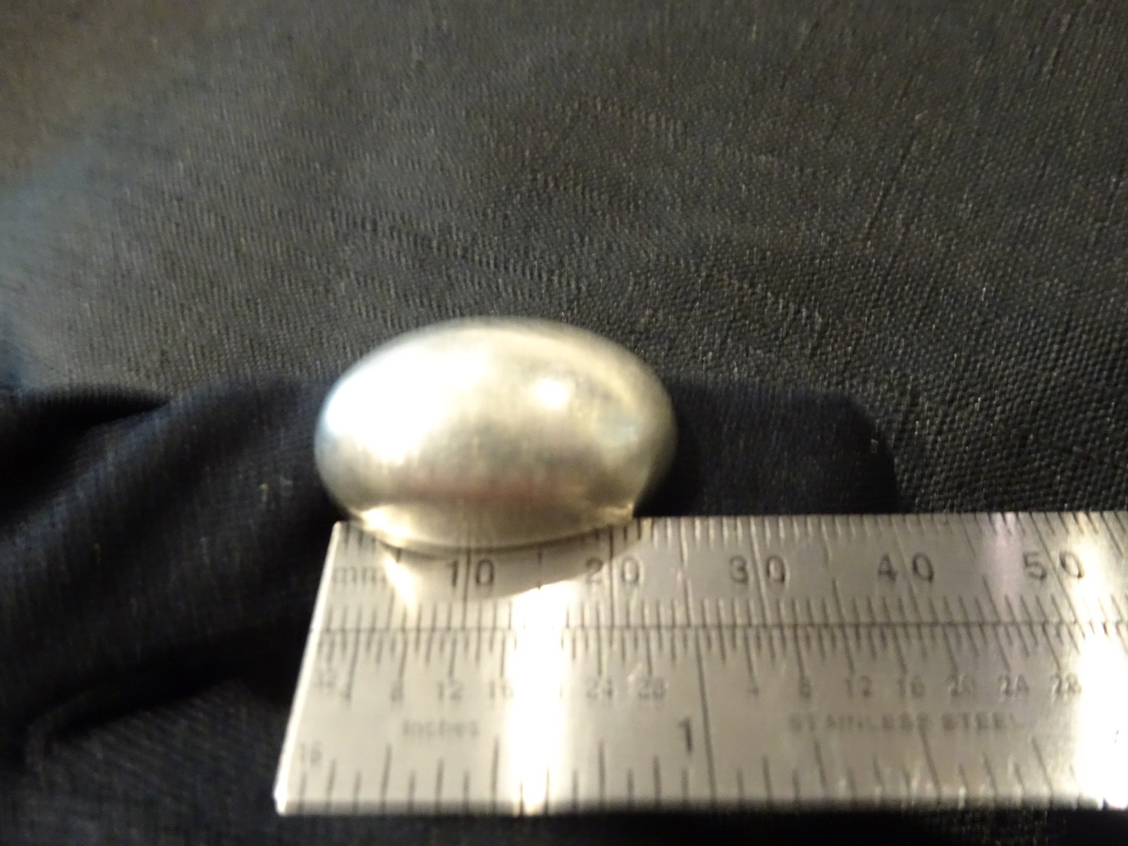 #821-VINTAGE STERLING SILVER MEXICO RING-925-SIZE-8- VERY DIFFERENT