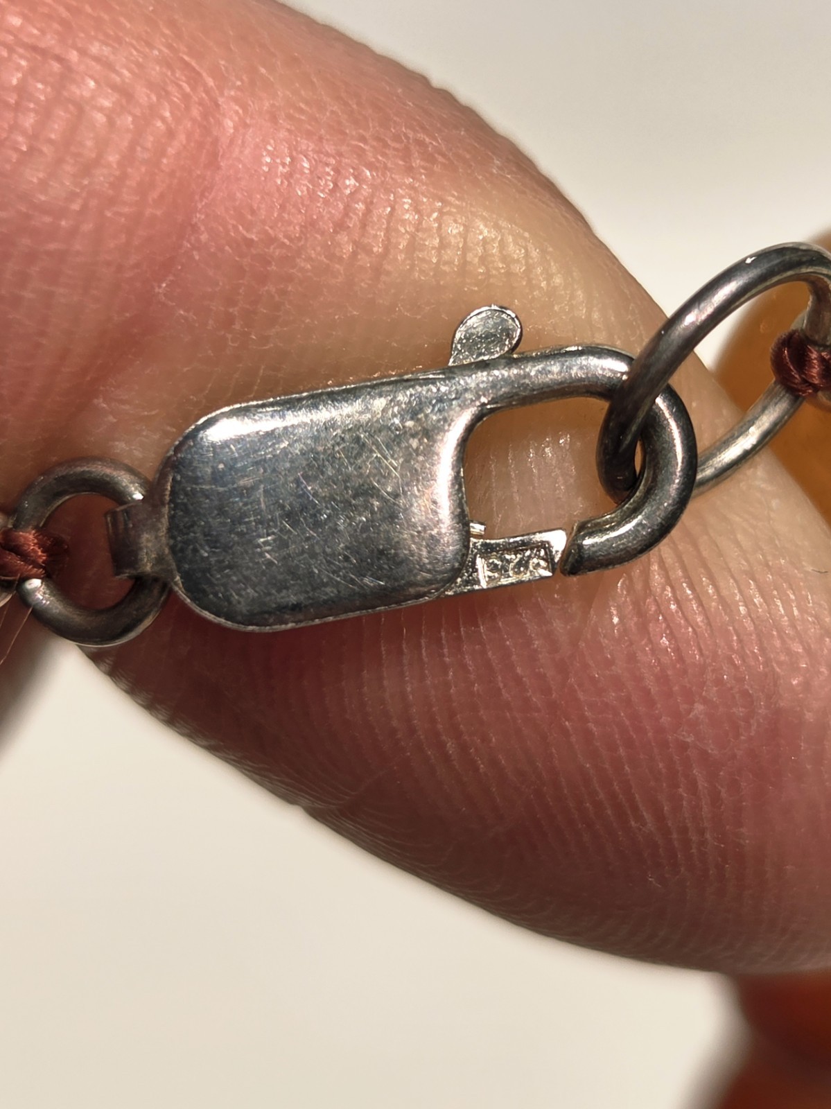 Vintage Carnelian & Banded Agate Hand-knotted Necklace – Sterling Silver Clasp