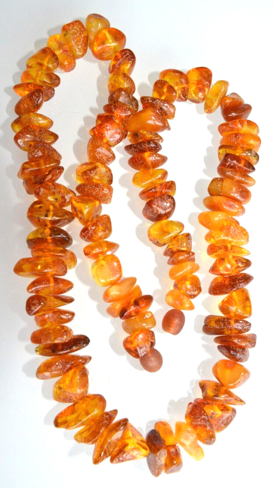 43gr RUSSIAN SOVIET BALTIC AMBER BEAD NECKLACE 琥珀 BRACELET STONE PENDANT EARRING