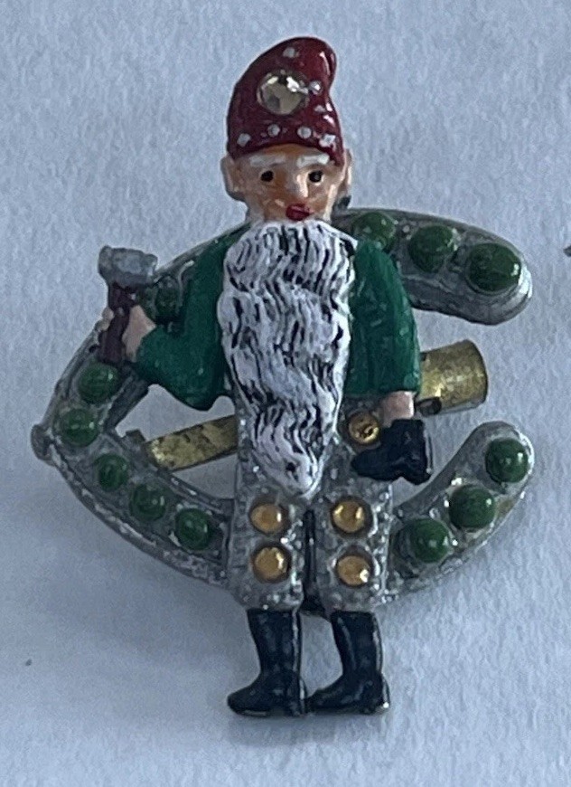 Leprechaun St. Patrick’s Pin Brooch