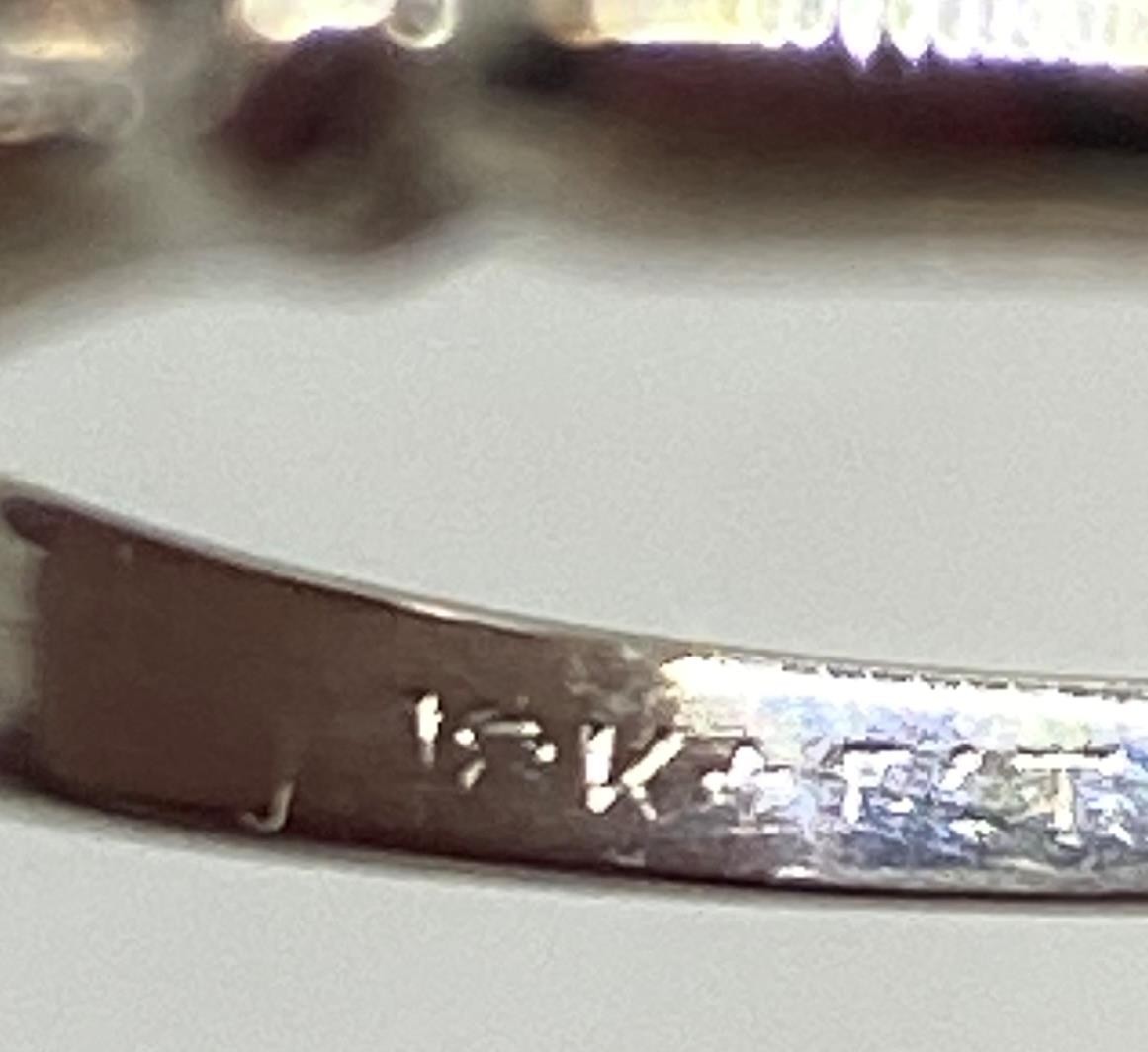 Vintage Platinum apx .20 ct Old European Cut Diamond SINC circa 1930 sz 7.5 #R61