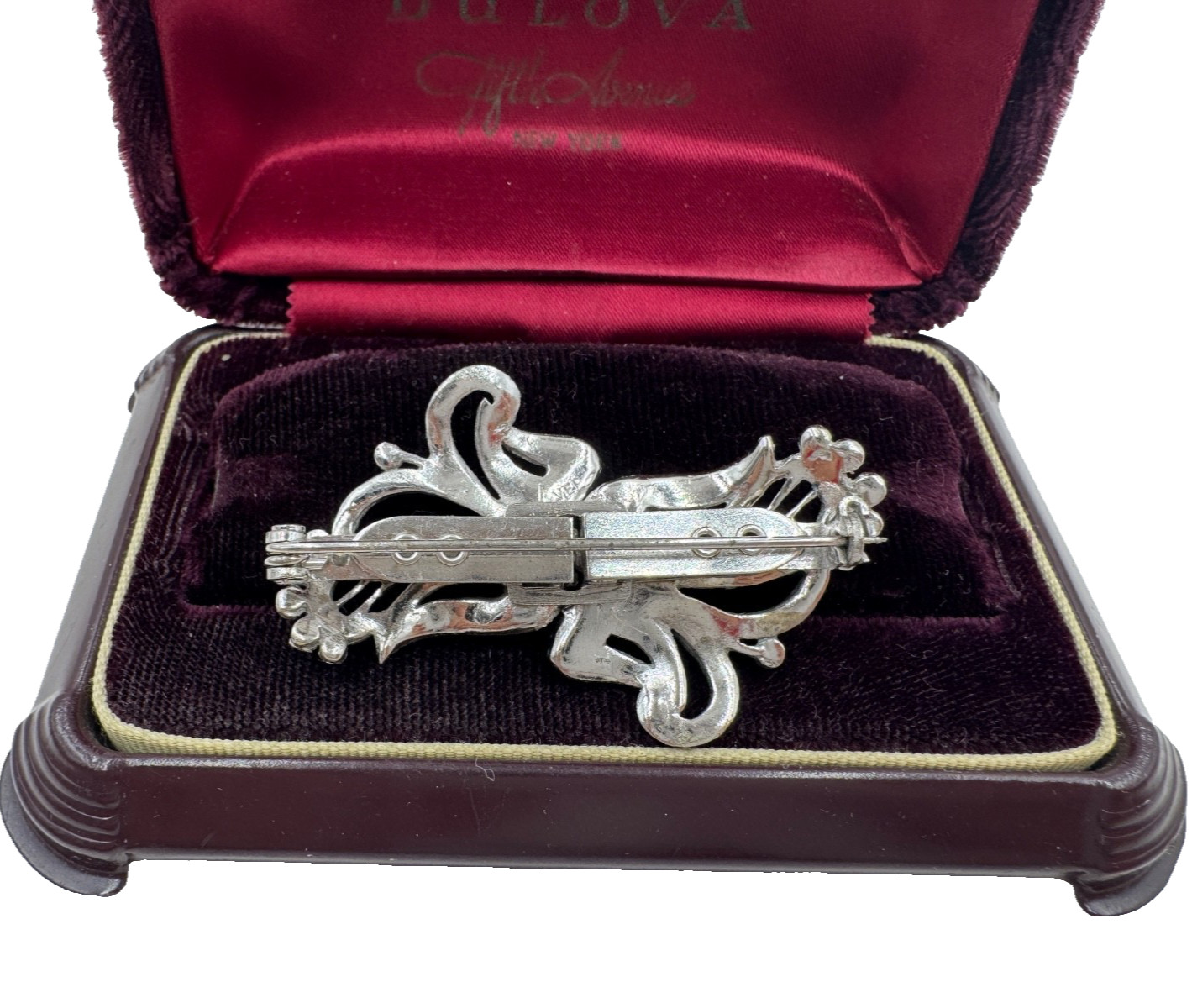 UTMOST RARE ANTIQUE ART DECO DUETTE BROOCH 2 DRESS CLIP MARCASITE STERLING SLVER