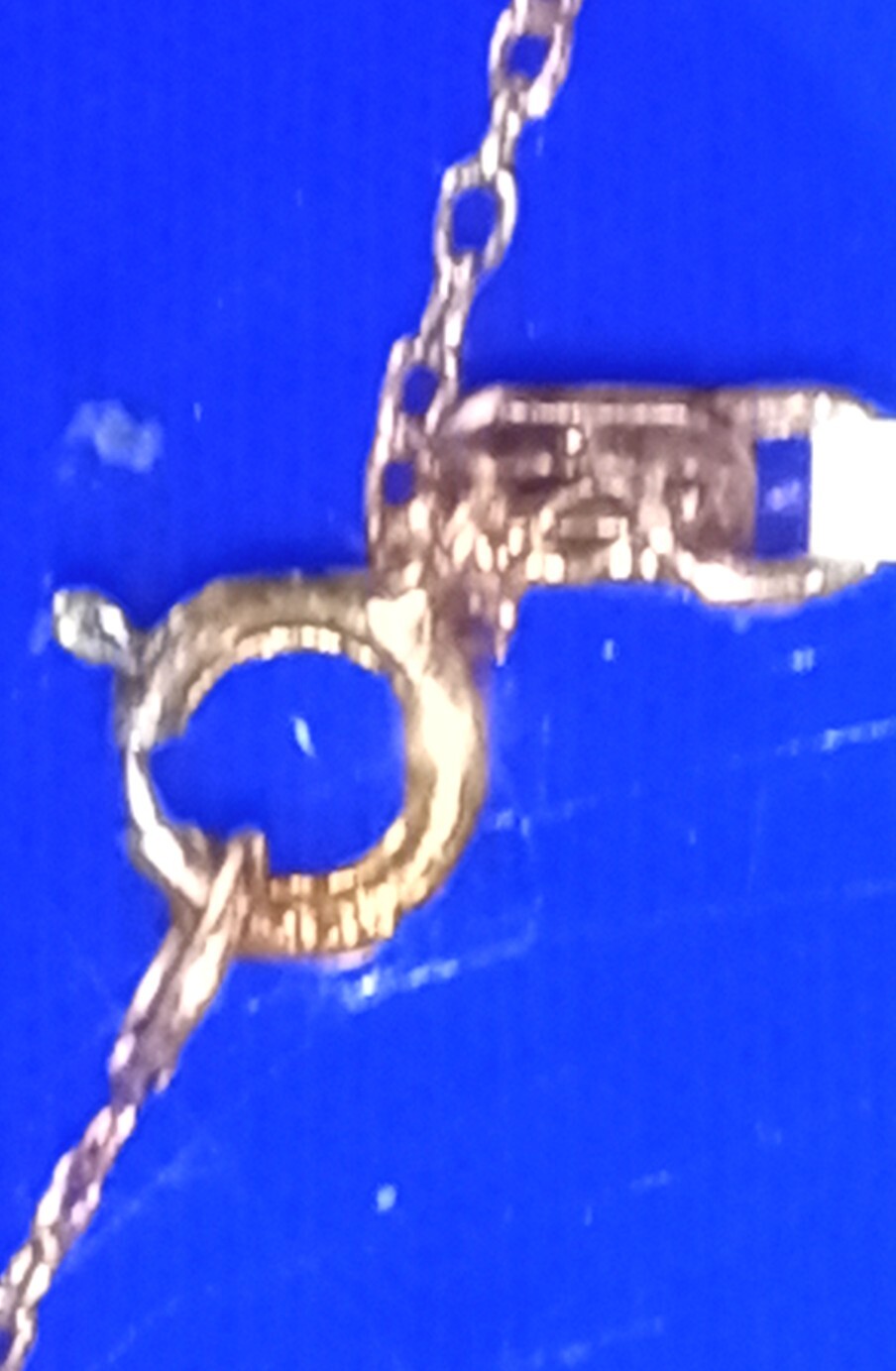 HSN blue Sapphire Vintage star necklace 925 And I Think Tiny Dia? Pics