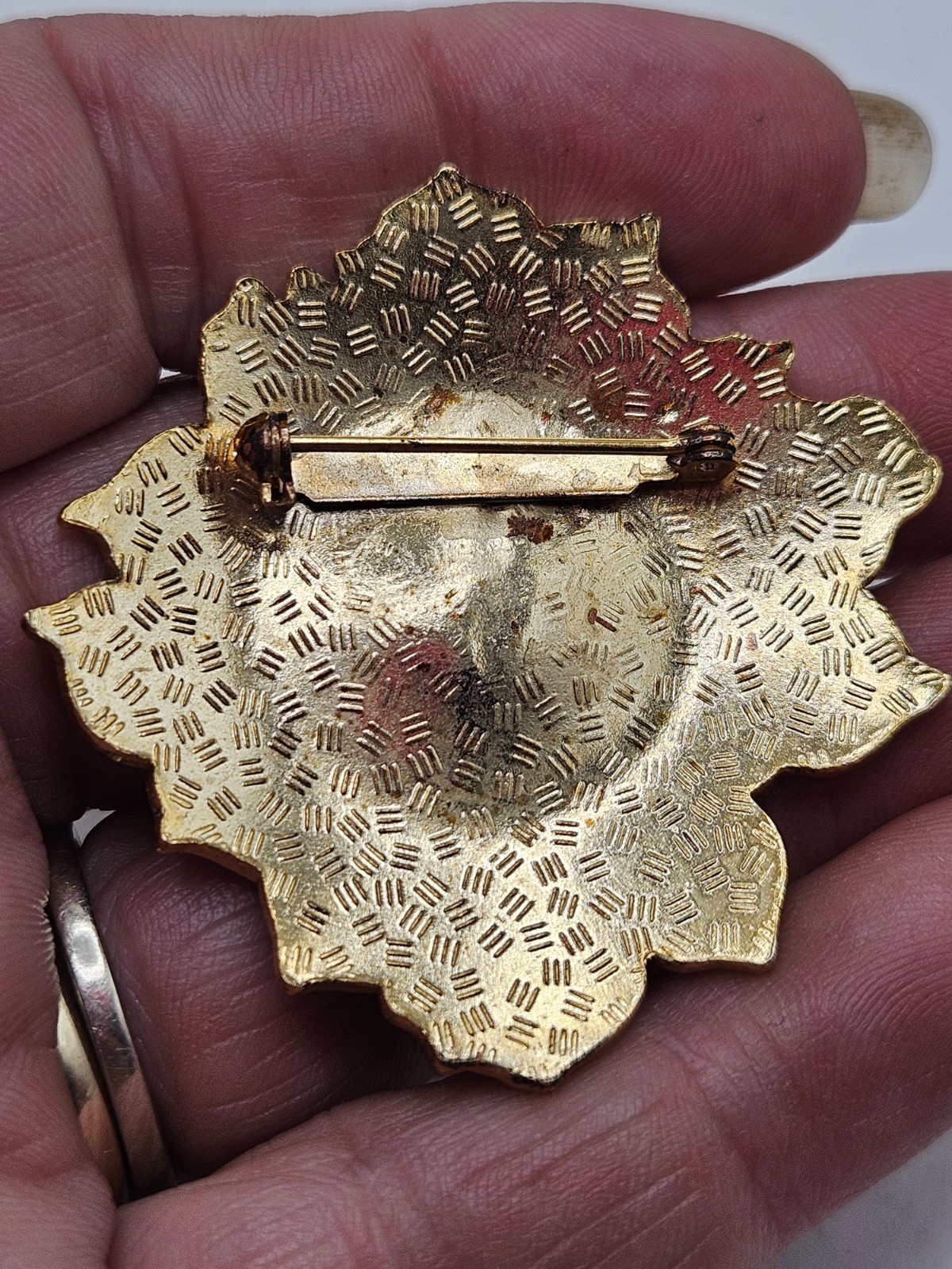 Vintage Cloisonne Brooch Lot Of 2, 1 Flower, 1 Butterfly. Unmarked