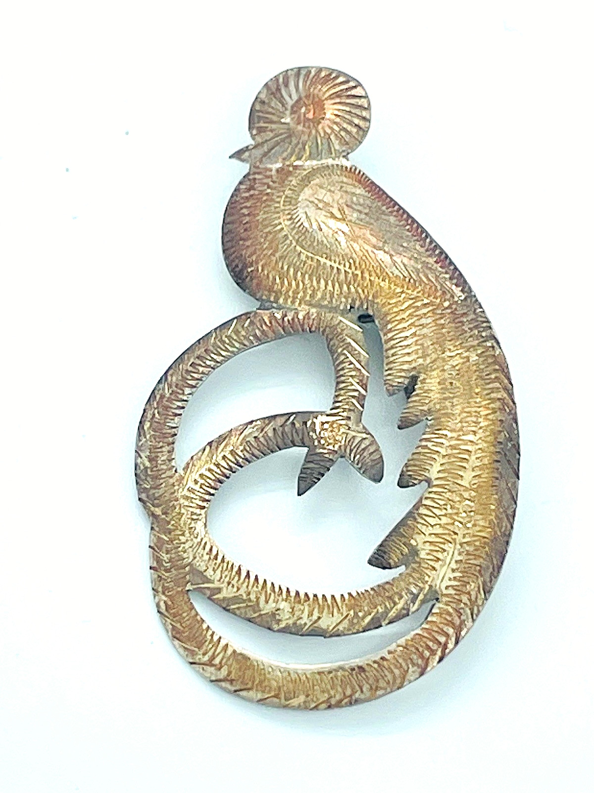 Sterling Silver Quetzal 2026 Modern Folklore Bohemian Sculptural Bird Pin