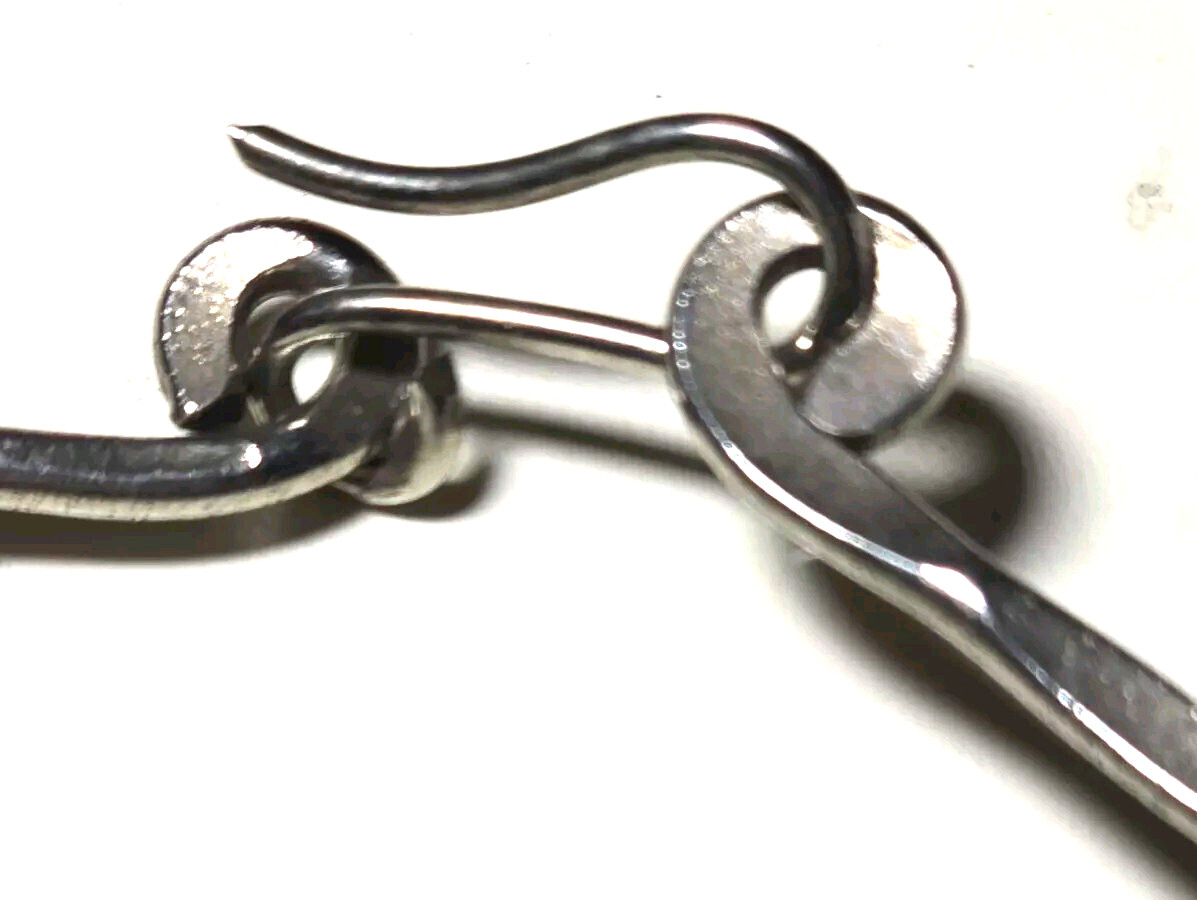Grecian Etruscan Silverplated Circle Scrolls 1970s Handmade Collar Bib Necklace