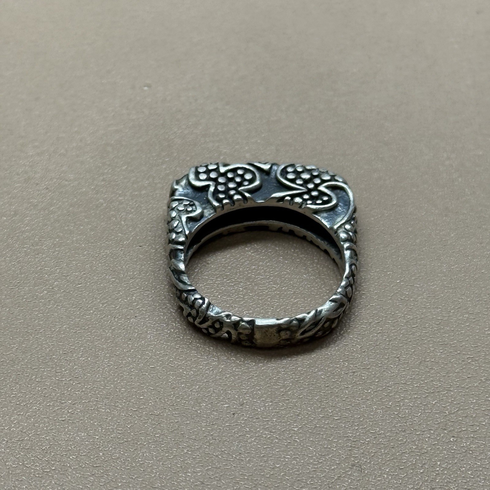 Dian Malouf Tribal Stack Stacking Ring Sterling Silver 925 Size 7.5 DLM