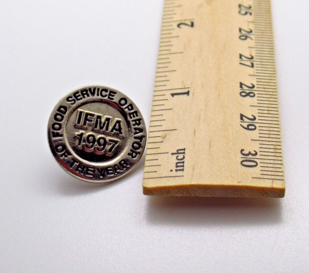 Vintage 1997 IFMA Lapel Pin Food Service Operator of the Year Award