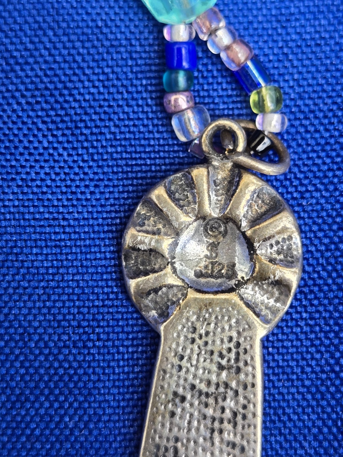 Sterling Silver First Place Ribbons Charm Fob