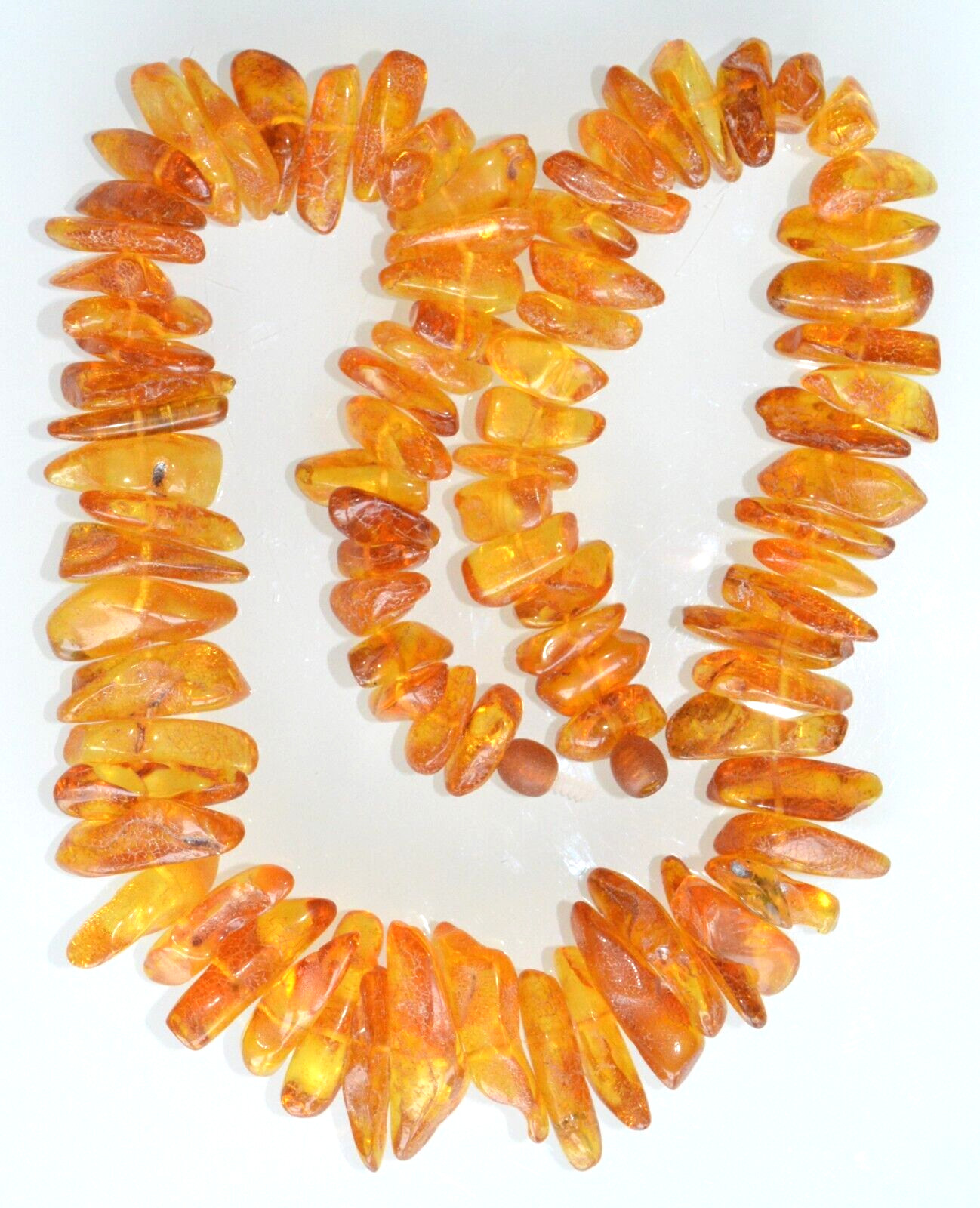 69gr RUSSIAN SOVIET BALTIC AMBER BEAD NECKLACE 琥珀 BRACELET STONE PENDANT EARRING
