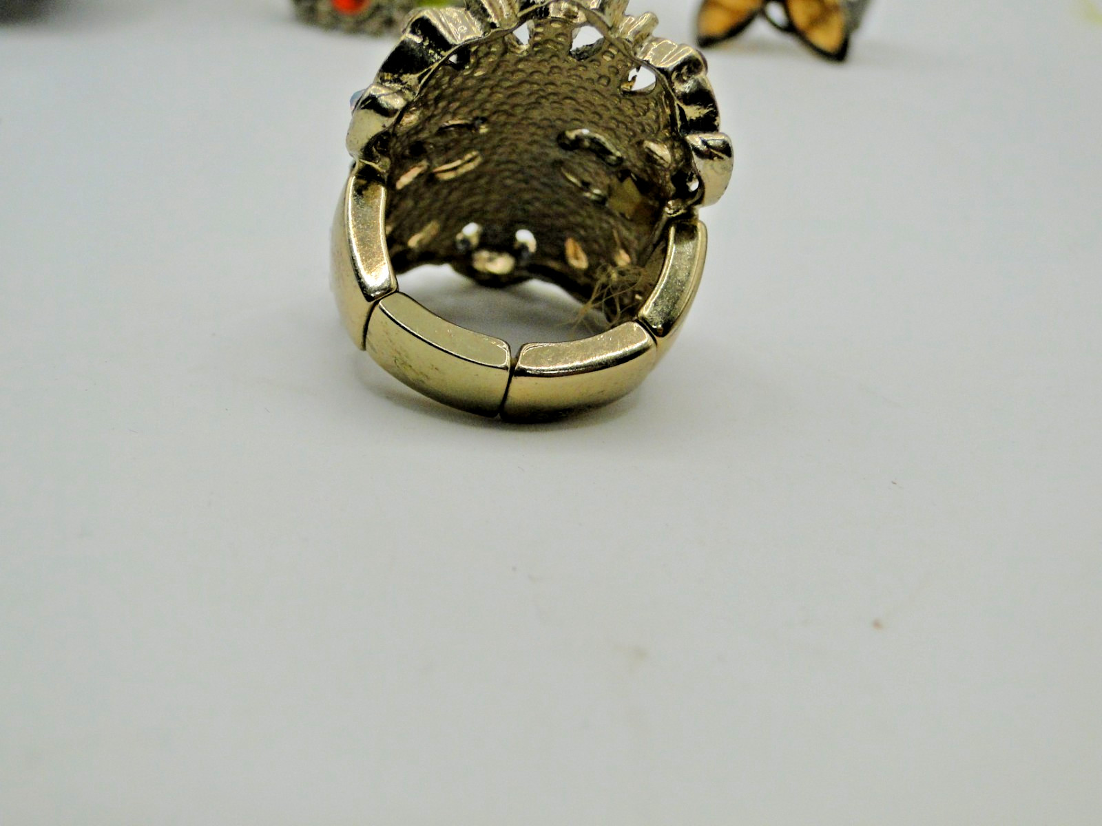 Lot of Eight Unique Vintage Expansion Rings