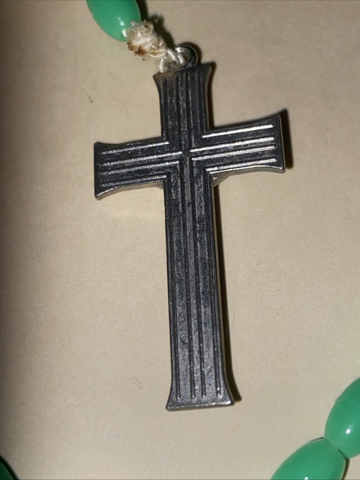 ESTATE SALE: Beaded & Chain Cross Rosary Lot-4