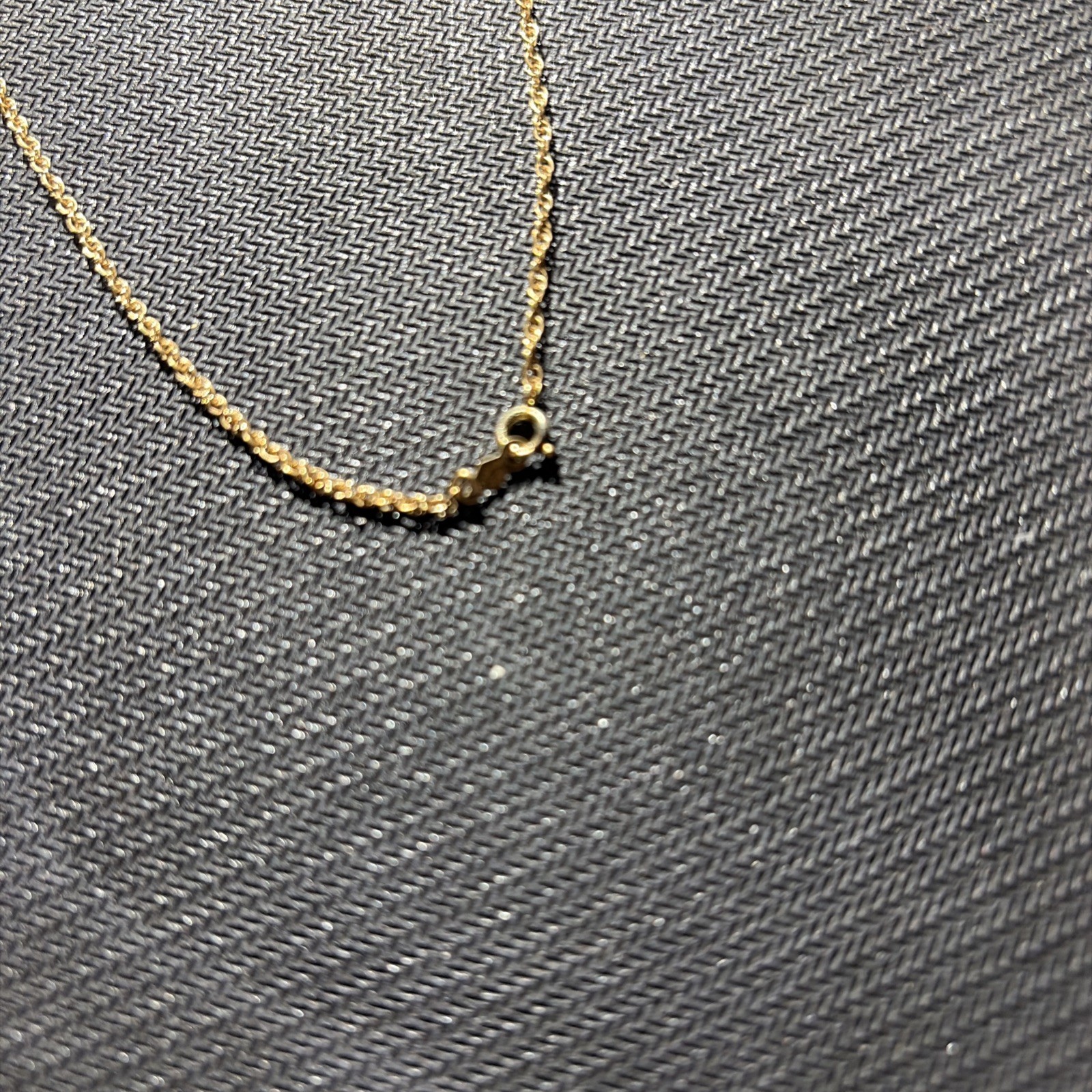 Vintage 1/20 12K Yellow Gold-Filled 1.7mm; Rope Chain, 24.5”; 2.7gm