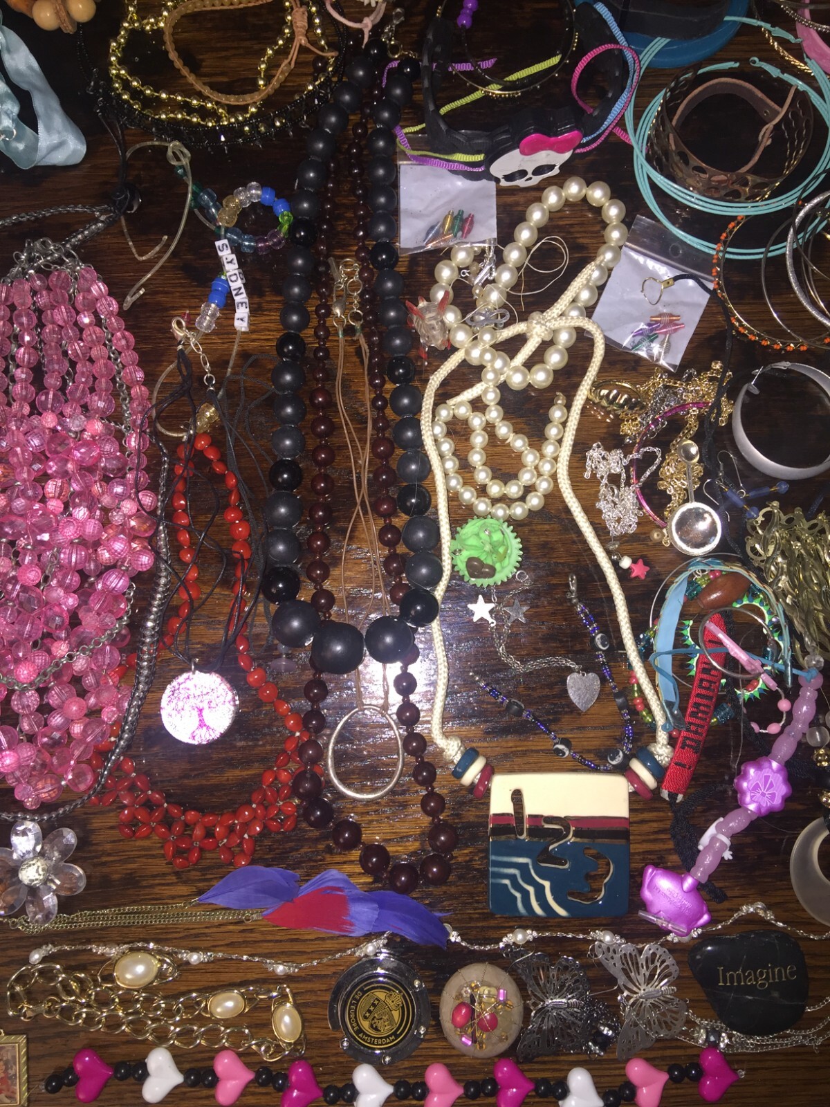 6+ LBS Vintage To Modern FASHION JEWELRY Lot All Wearable!! JLMIX40