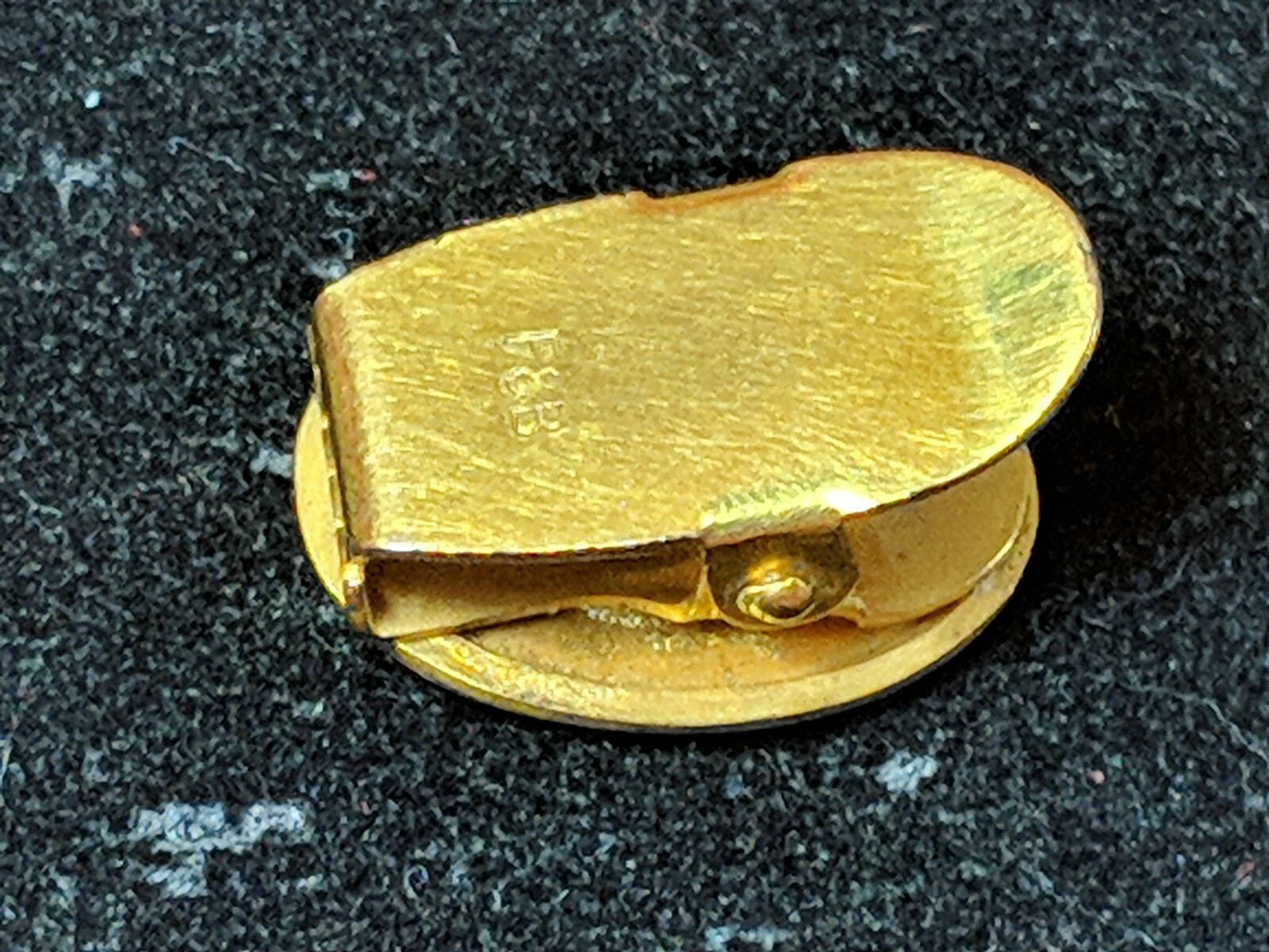Antique Foster Bailey F & B Tie Clip Estate Engraved Initial Cuff Links Insignia