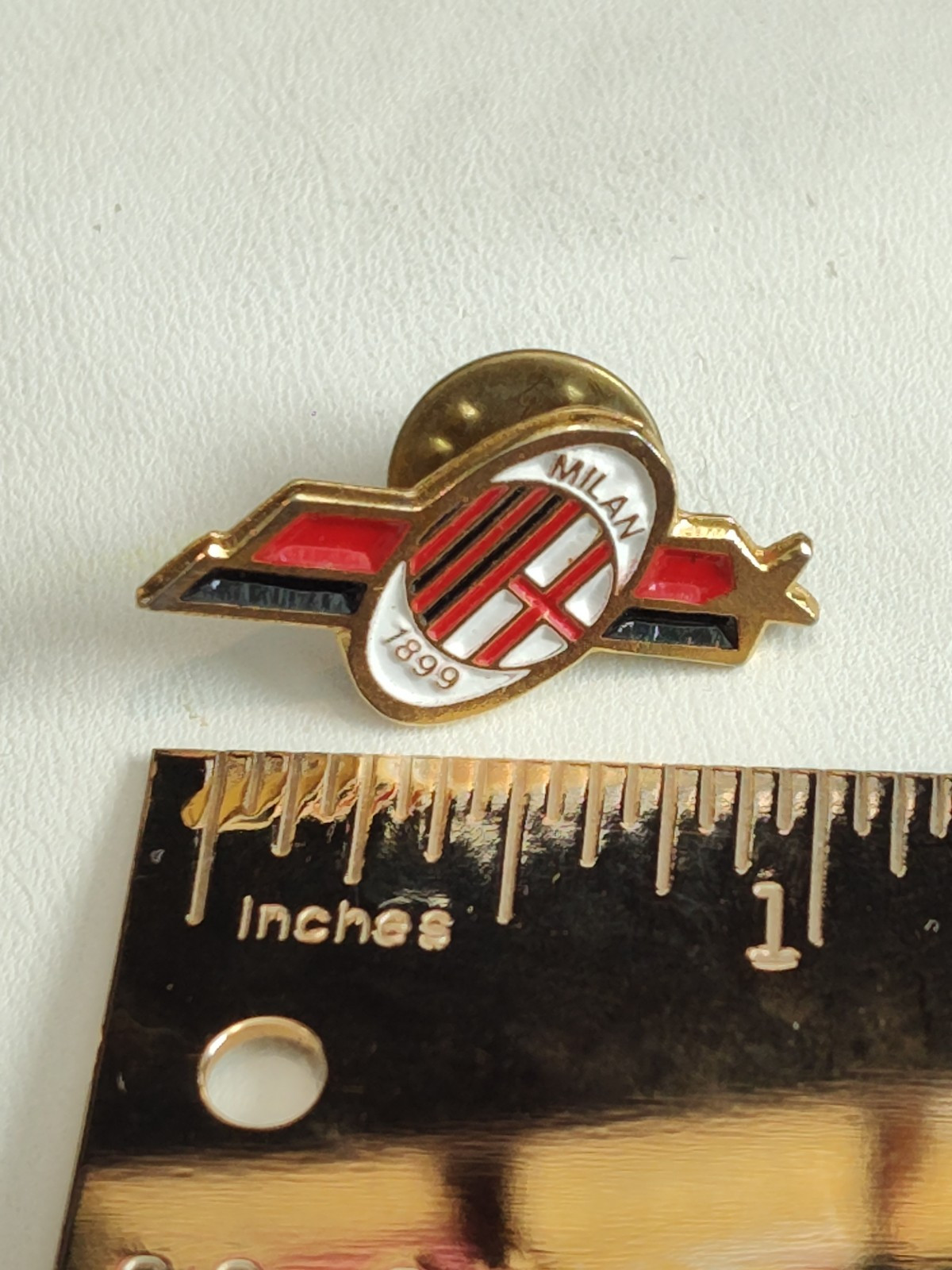 Pins Milan Acm 1899 Brooch Abzeichen Pin Gadgets Vintage Org Gold Tone 1″
