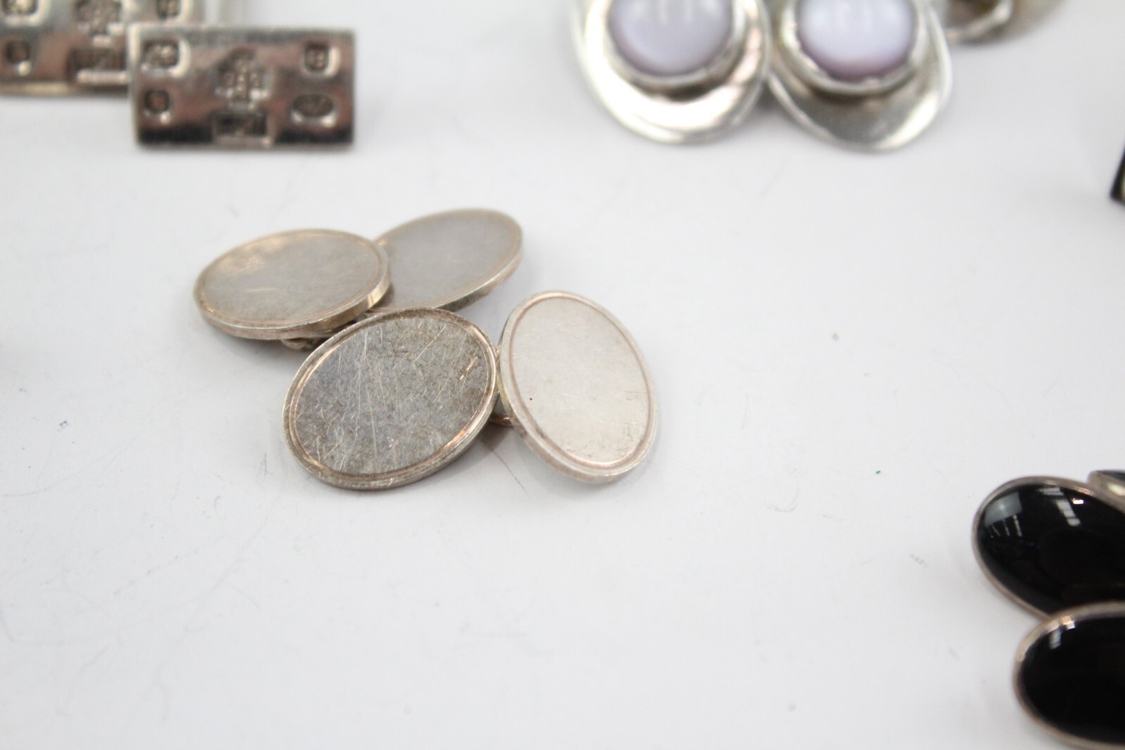 Sterling Silver Gents Accessories MOP Inlay Millennium Ingot x 6 (60g)
