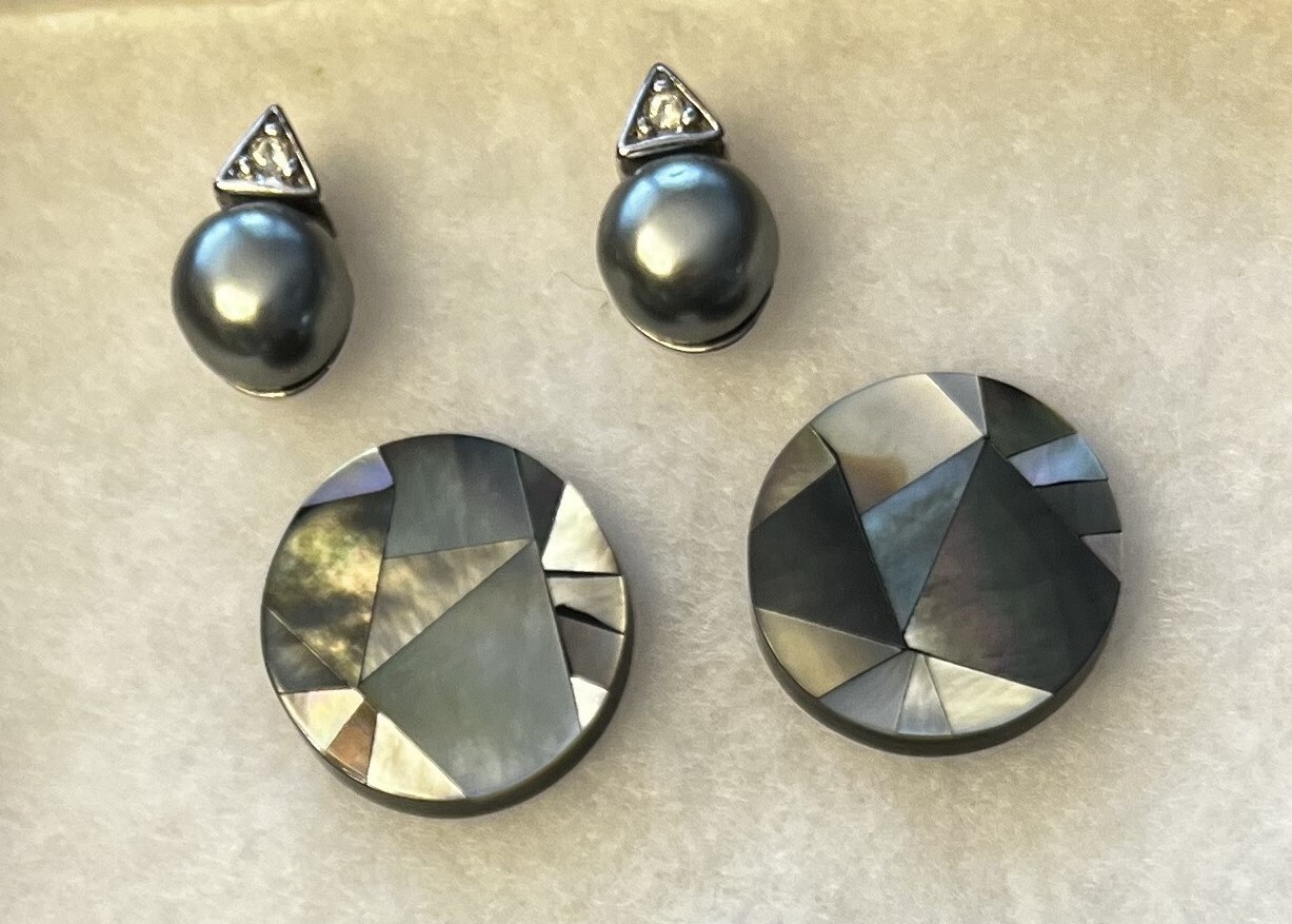Vintage Coldwater Creek Bracelet Earring Set. Includes Extra Pair of Earrings.