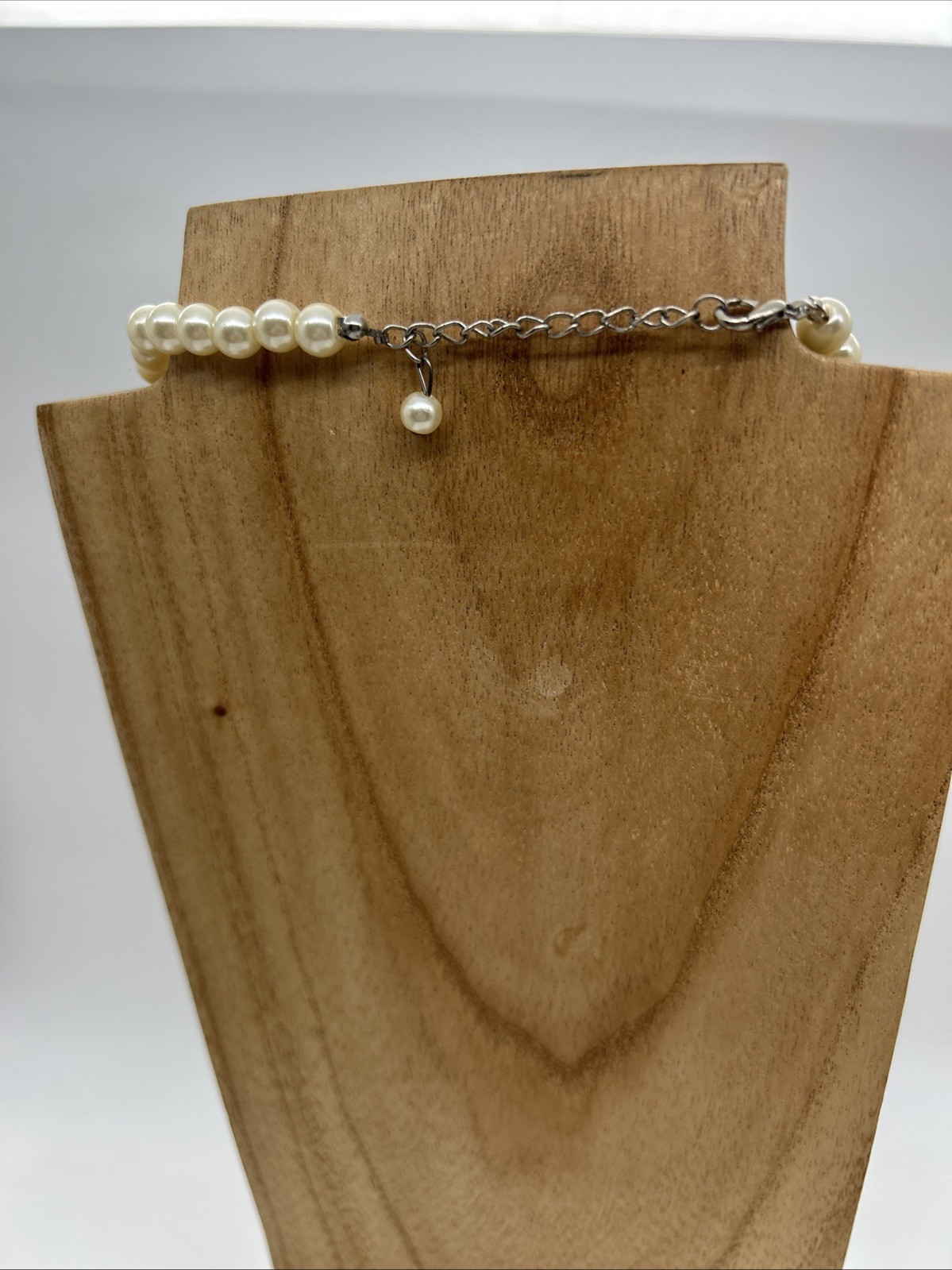 Vintage Cream Faux Pearl Necklace 45cm Heavy
