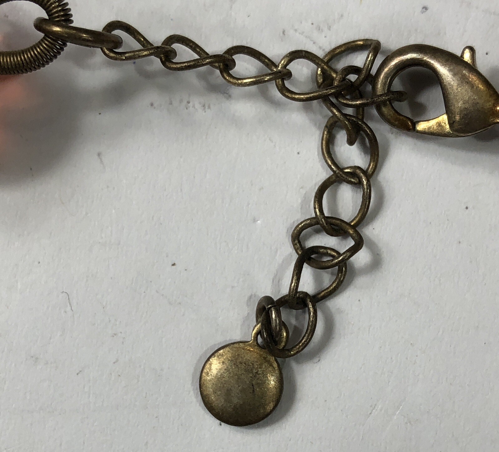 Liz Claiborne Necklace Choker Beaded Faux Amber 15 in to 17 in Length – Vintage