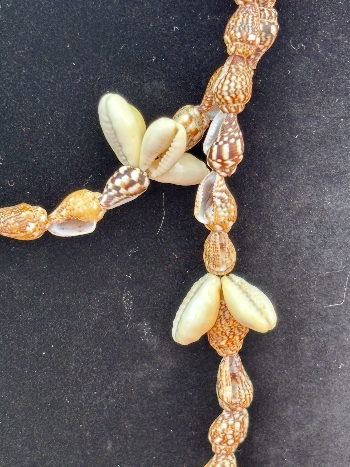 TWO Vintage Sea Shell Necklaces Boho Beach Theme