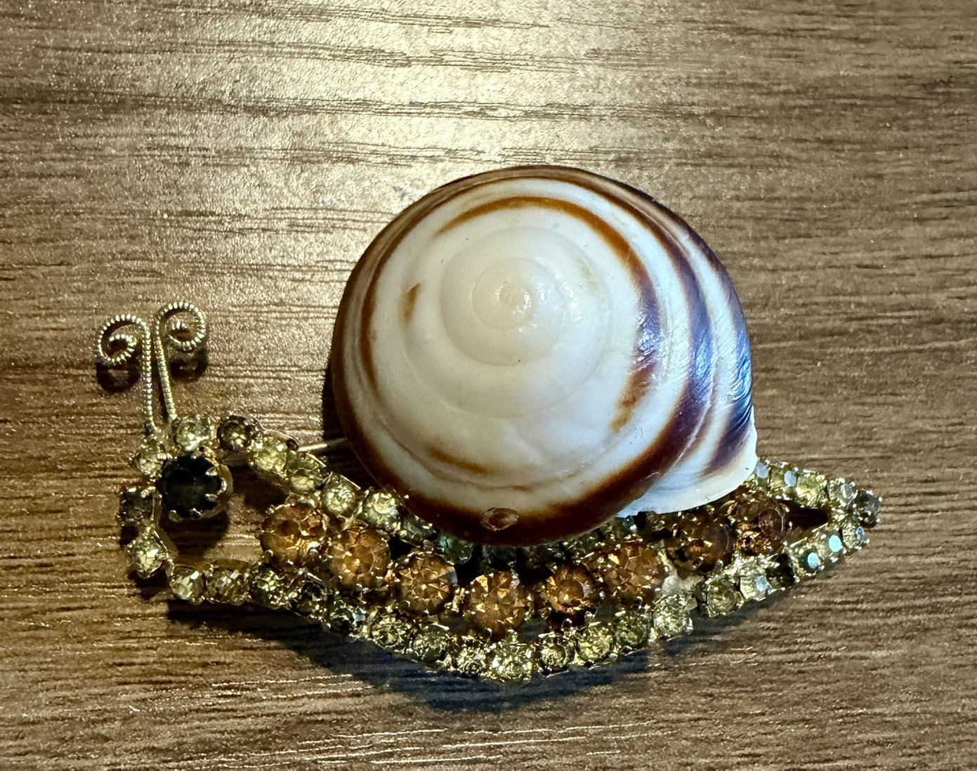 Vintage Hobe Snail Brooch