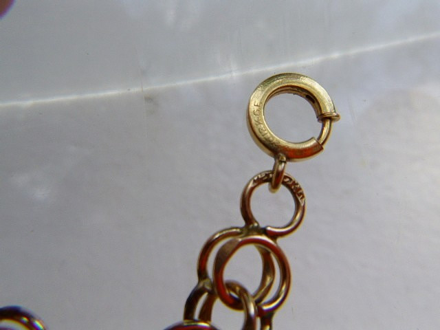Vintage 7 3/4” Double Link 1/20 12K Gold Filled Charm Starter Bracelet
