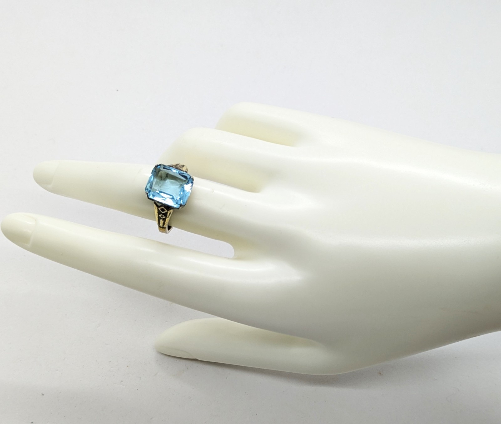 Vintage Luxury Soviet RING Silver⭐875 stamp Star USSR-size: 8US (18.5mm) UA #100
