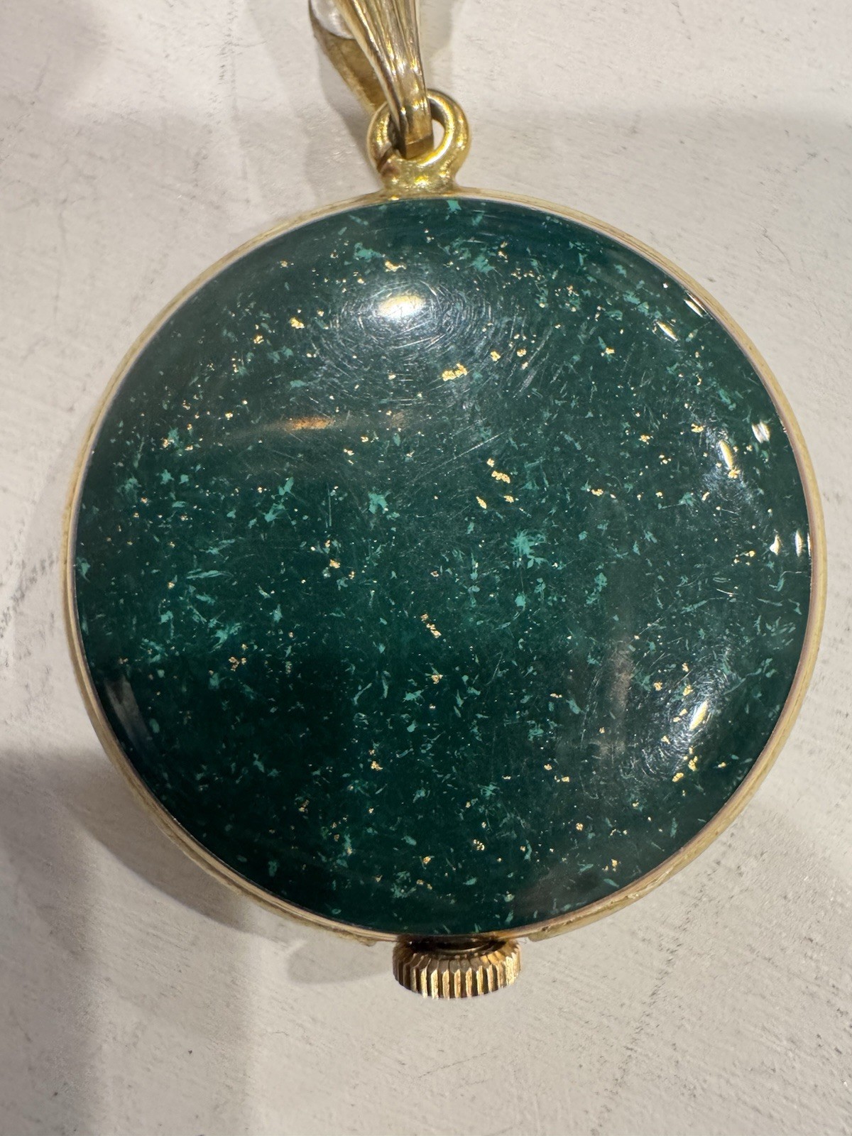 Vintage Bucherer Enamel Pendant Watch- Manual Wind Working