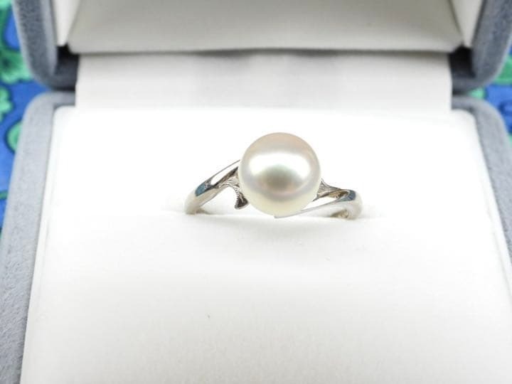 Authentic Vintage Mikimoto Japanese Pearl ring K14