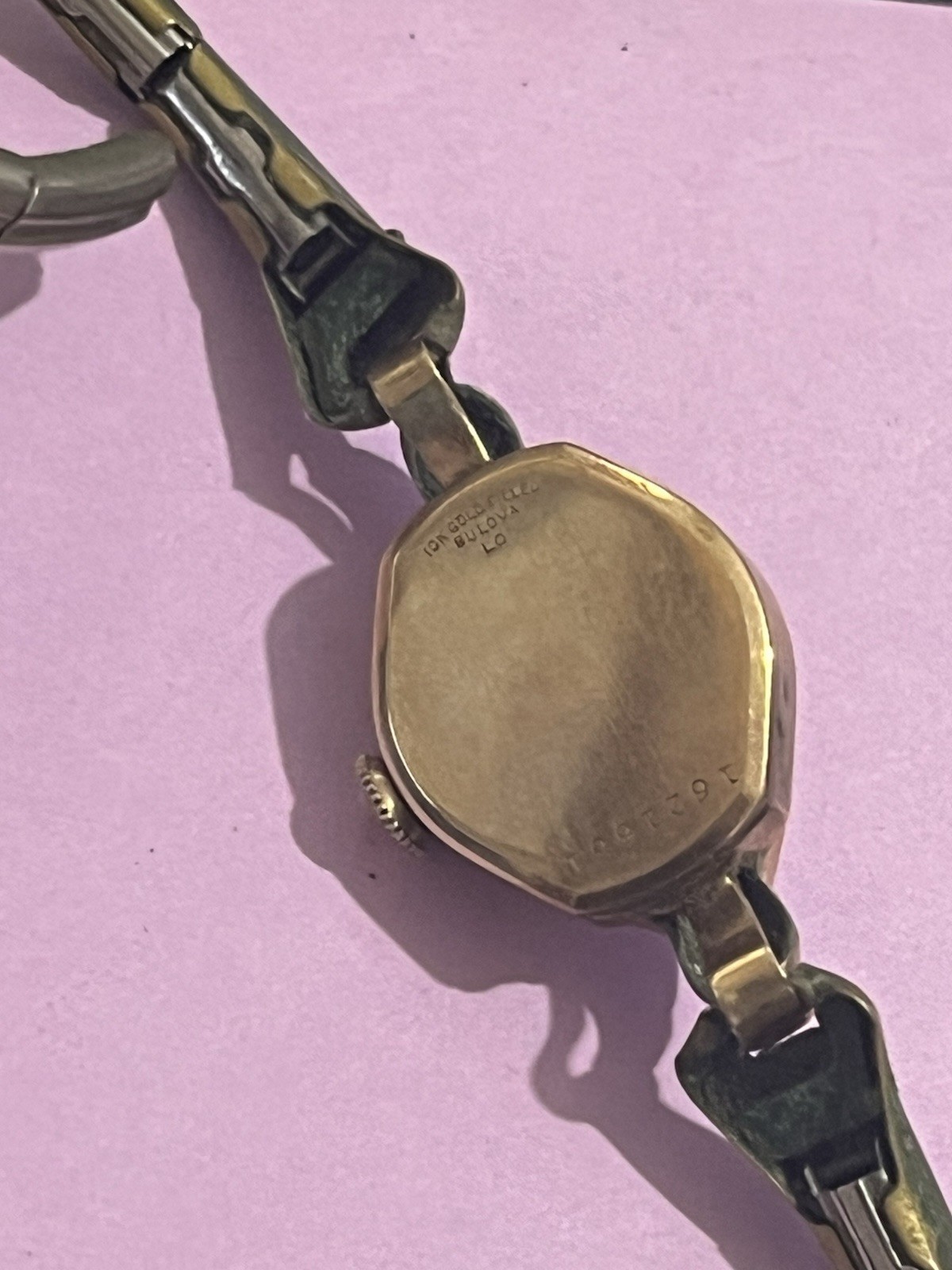 Vintage 1950s Bulova Ladies Mechanical Watch – 10 Kt Gold Filled Running Works