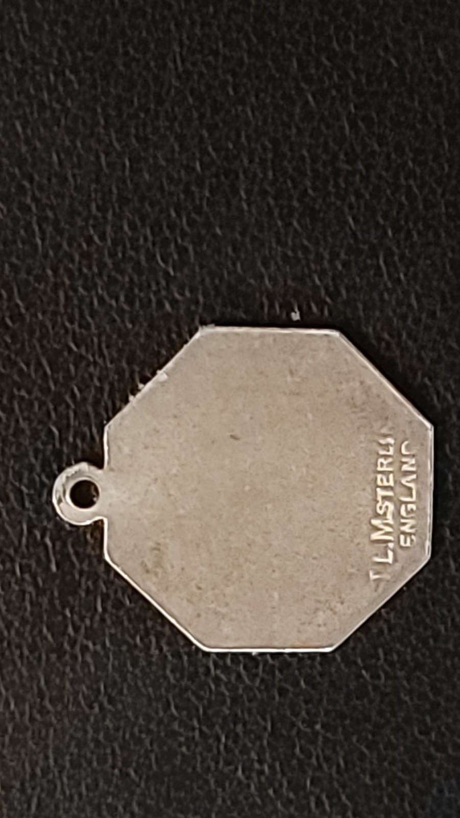 Vintage TLM Sterling Silver Enamel July Poppy Flower of the Month Charm England