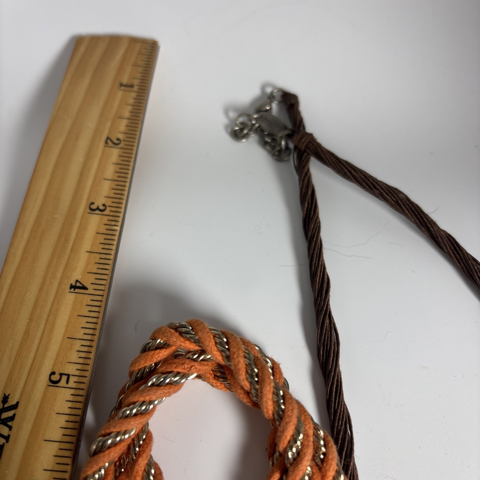 vintage coldwater creek Necklace With Large Brown Stone And Orange Gold Tone