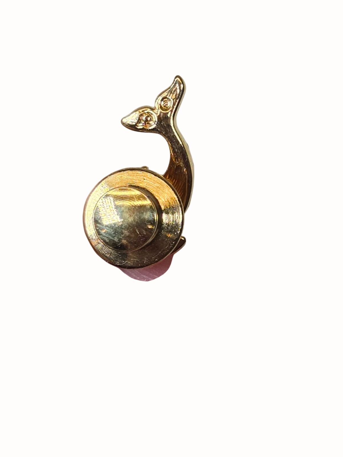 VTG Signed Swarovski Crystal Green-Eyed Dolphin Pin/Tie Tack mini brooch VERY RA