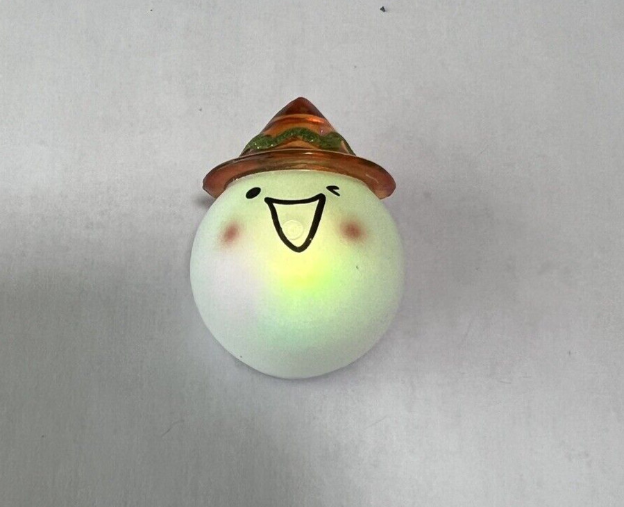Color Change Lights Snowman Head Pin Brooch Approximately 2 “