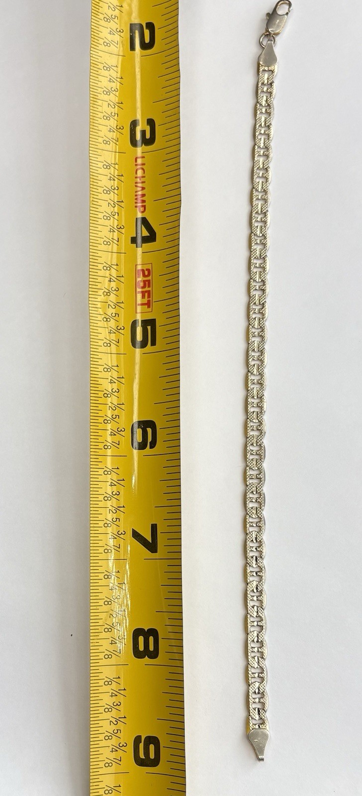 14k Italy Yellow Gold Anchor/Mariner Anchor Link 6.9G Bracelet, 8”, SPRING SALE!