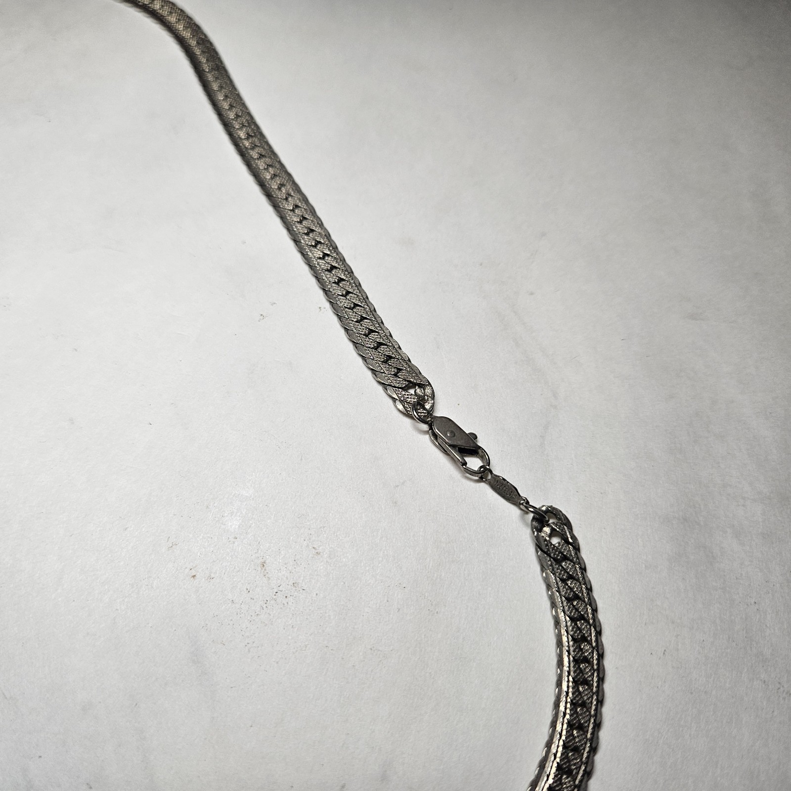 Vintage Antique Womens 14 Kgp Necklace Chain With Latch Hook And Loop