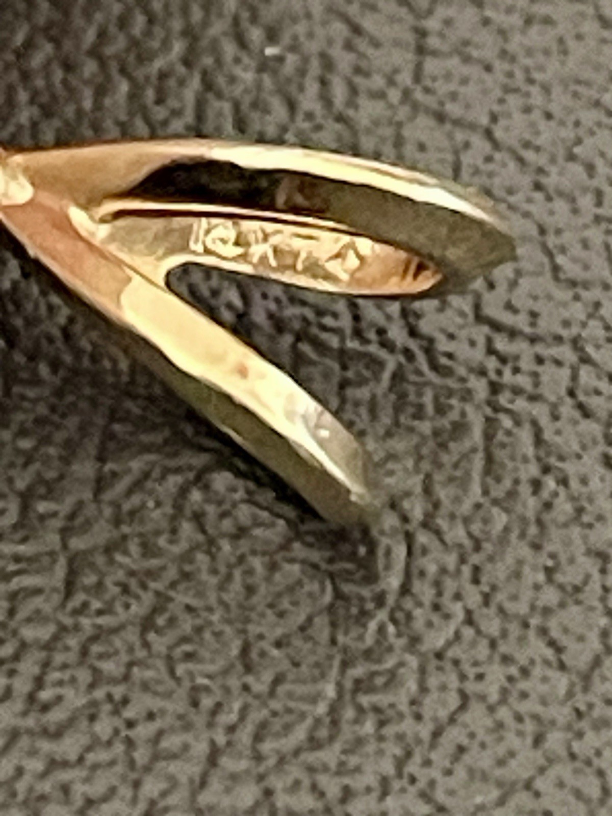 14K Yellow Gold 0.35CT Diamond Solitaire Pendant (BU150)