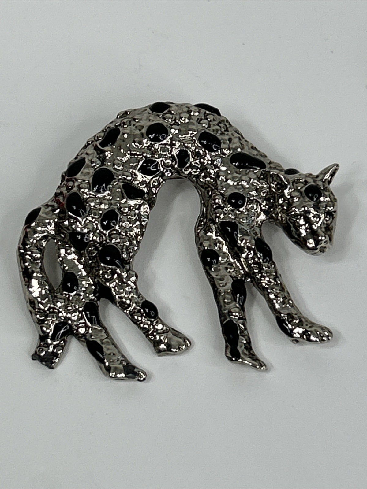 Brooch Pin Lot Swan Cat Leopard Wheelbarrow Flower Rhinestone Golden Silver READ